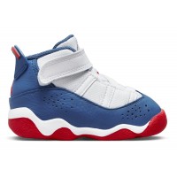 Малышам Jordan 6 Rings White University Red Light Steel Grey True Blue (TD)