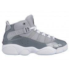 Детские Jordan 6 Rings Cool Grey Wolf Grey White (PS)