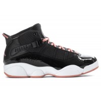 Детские Jordan 6 Rings Black Rust Pink (PS)