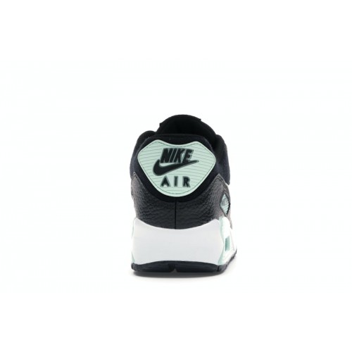 Кроссы Nike Air Max 90 Black Summit White Igloo (W) - женская сетка размеров