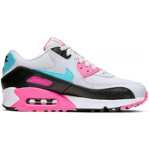 Кроссы Nike Air Max 90 South Beach Pink Teal (W) - женская сетка размеров