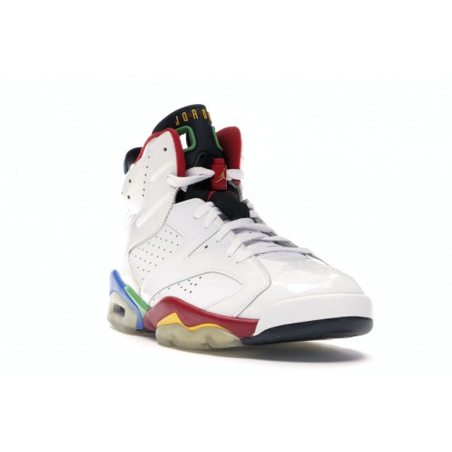 Кроссы Jordan 6 Retro Olympic Flag Beijing - мужская сетка размеров