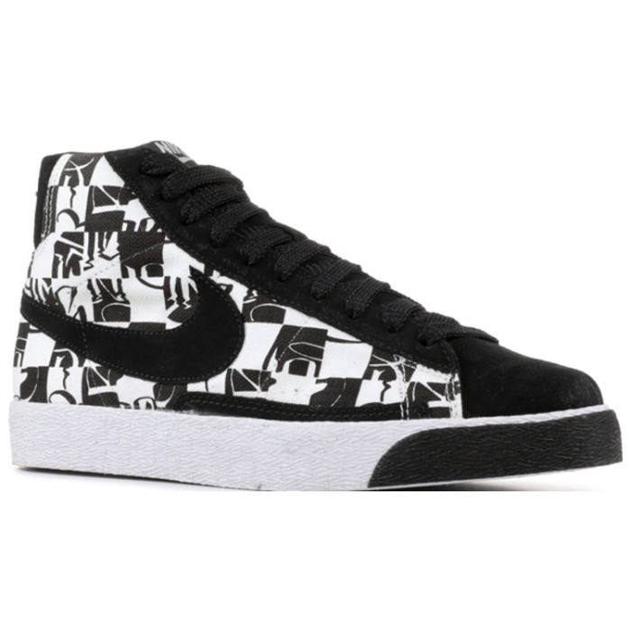 Nike SB Blazer Stussy Neighborhood Black - мужская сетка размеров Nike SB Blazer Stussy Neighborhood Black - мужская сетка размеров