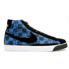 Мужские кроссовки Nike SB Blazer Stussy Neighborhood Blue