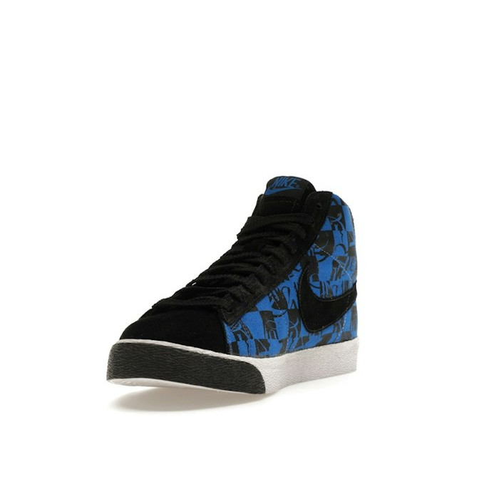 Nike SB Blazer Stussy Neighborhood Blue - мужская сетка размеров Nike SB Blazer Stussy Neighborhood Blue - мужская сетка размеров