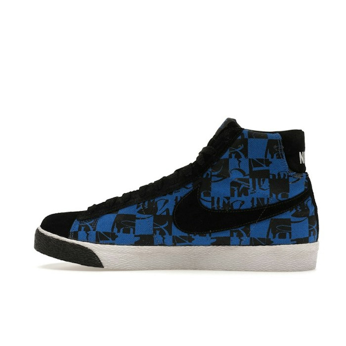 Nike SB Blazer Stussy Neighborhood Blue - мужская сетка размеров Nike SB Blazer Stussy Neighborhood Blue - мужская сетка размеров