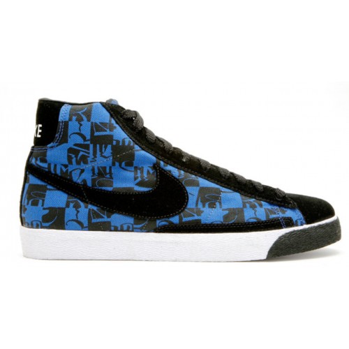 Мужские кроссовки Nike SB Blazer Stussy Neighborhood Blue