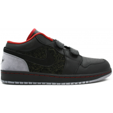 Кроссовки Jordan 1 Retro Low Velcro Stealth