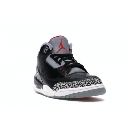 Кроссы Jordan 3 Retro Black Cement CDP (2008) - мужская сетка размеров