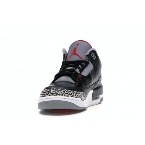 Кроссы Jordan 3 Retro Black Cement CDP (2008) - мужская сетка размеров