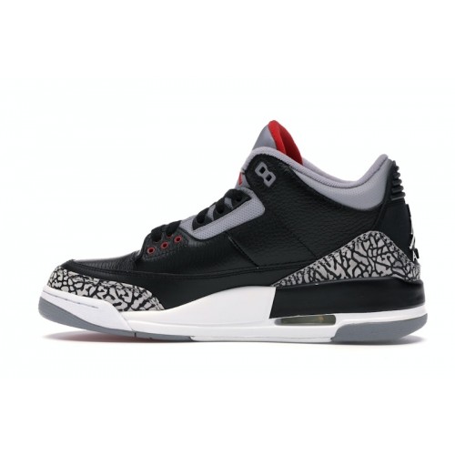 Кроссы Jordan 3 Retro Black Cement CDP (2008) - мужская сетка размеров