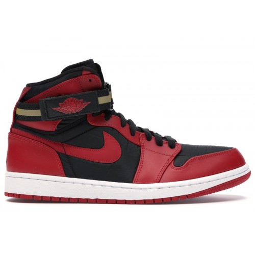 Air Jordan 1 High Strap Black Gym Red - мужская сетка размеров