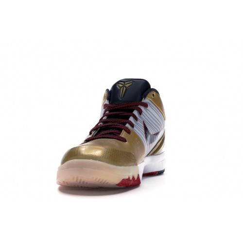 Кроссы Nike Kobe 4 Gold Medal - мужская сетка размеров