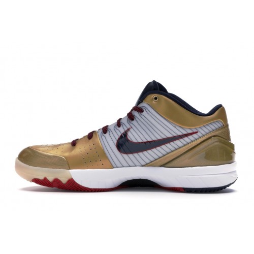 Кроссы Nike Kobe 4 Gold Medal - мужская сетка размеров