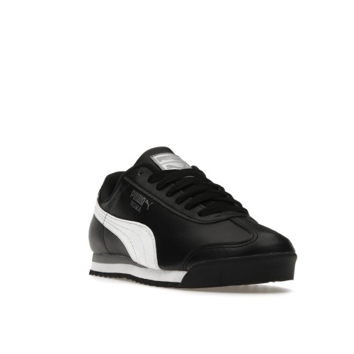 Кроссы Puma Roma Basic Black-White-Puma Silver - мужская сетка размеров