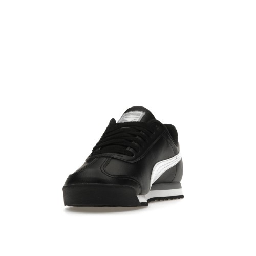 Кроссы Puma Roma Basic Black-White-Puma Silver - мужская сетка размеров