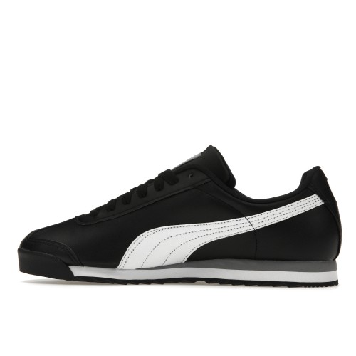 Кроссы Puma Roma Basic Black-White-Puma Silver - мужская сетка размеров