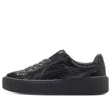 Женские Puma Creeper Rihanna Fenty Cracked Leather Black (W)