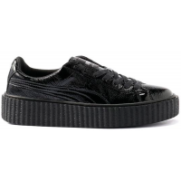 Кроссовки Puma Creeper Rihanna Fenty Cracked Leather Black