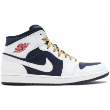 Кроссовки Jordan 1 Phat Mid Olympic (2012)