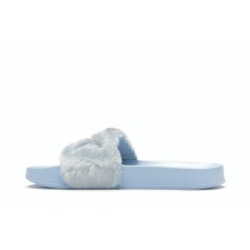 Женские кроссовки Puma Fur Slide Rihanna Fenty Cool Blue (W)
