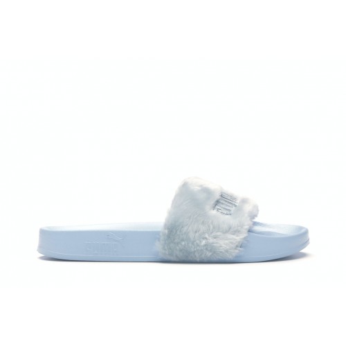 Кроссы Puma Fur Slide Rihanna Fenty Cool Blue (W) - женская сетка размеров