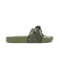Женские кроссовки Puma Bow Slide Rihanna Fenty Olive (W)