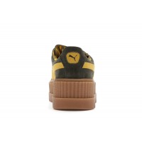 Женские кроссовки Puma Cleated Creeper Rihanna Fenty Suede Green (W)
