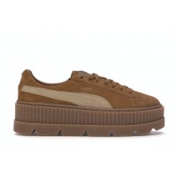 Женские кроссовки Puma Cleated Creeper Rihanna Fenty Golden Brown (W)