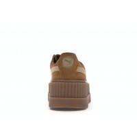 Женские кроссовки Puma Cleated Creeper Rihanna Fenty Golden Brown (W)