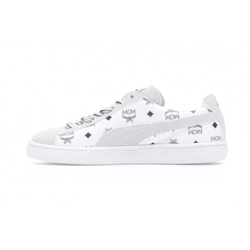 Кеды Puma Suede Classic MCM (White) - мужская сетка размеров