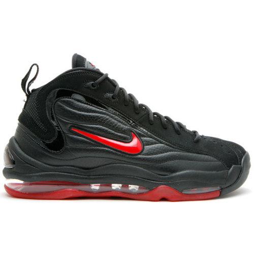 Кроссы Nike Air Total Max Uptempo Black Varsity Red - мужская сетка размеров