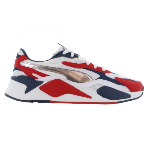 Кроссы Puma RS-X3 Red White Blue - мужская сетка размеров