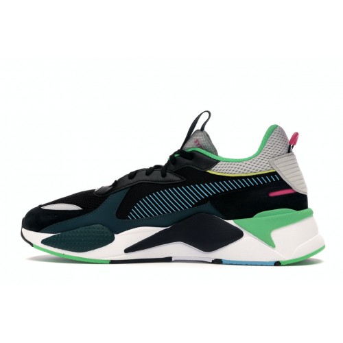 Кроссы Puma RS-X Toys Black - мужская сетка размеров