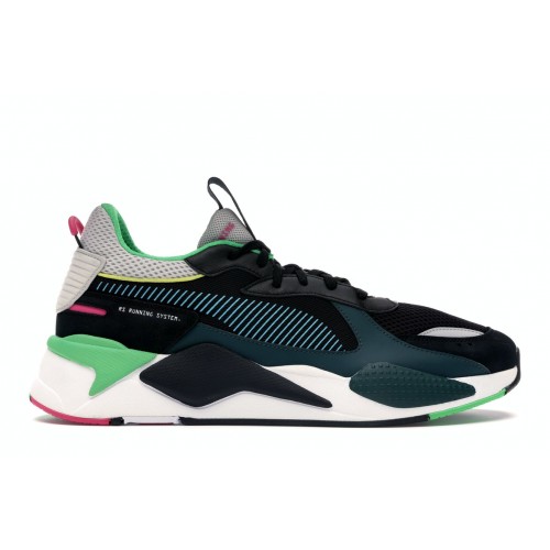 Кроссы Puma RS-X Toys Black - мужская сетка размеров