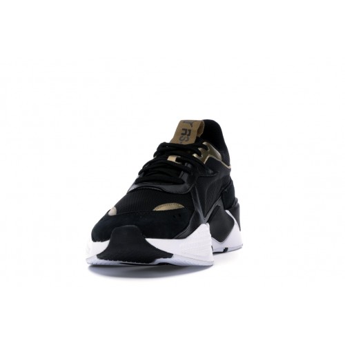 Кроссы Puma RS-X Trophies Black Gold - мужская сетка размеров