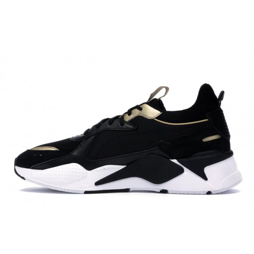 Кроссы Puma RS-X Trophies Black Gold - мужская сетка размеров