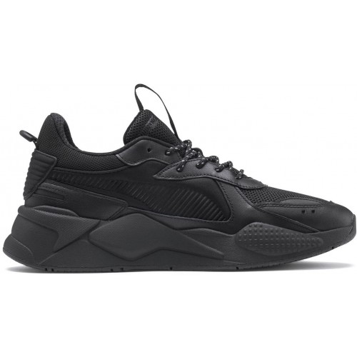 Кроссы Puma RS-X Softcase Triple Black - мужская сетка размеров