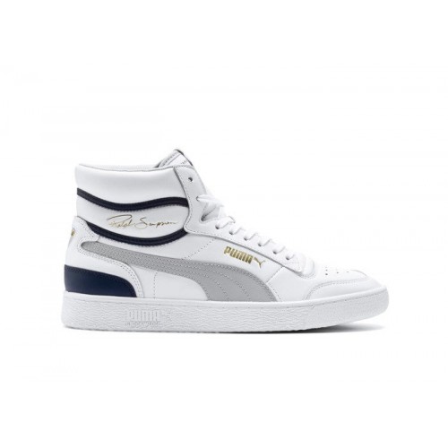 Кроссы Puma Ralph Sampson Mid White - мужская сетка размеров