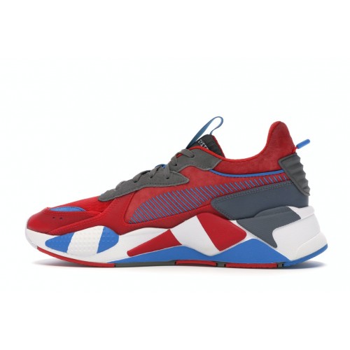 Кроссы Puma RS-X Retro Red Grey Indigo - мужская сетка размеров