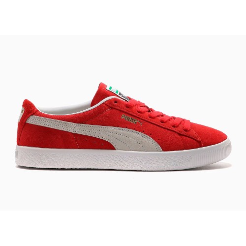 Кроссы Puma Suede Vintage High Risk Red - мужская сетка размеров