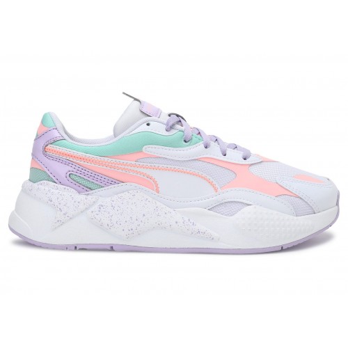 Кроссы Puma RS-X3 Pastel Mix Elektro Peach (W) - женская сетка размеров