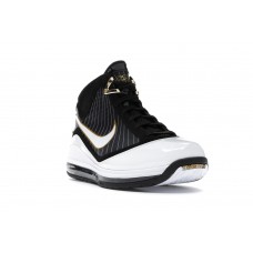 Кроссовки Nike LeBron 7 Black/White-Metallic Gold