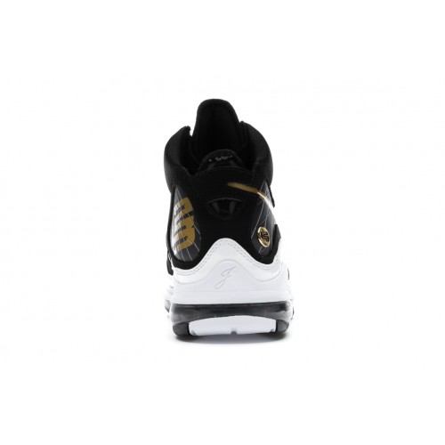 Кроссы Nike LeBron 7 Black/White-Metallic Gold - мужская сетка размеров