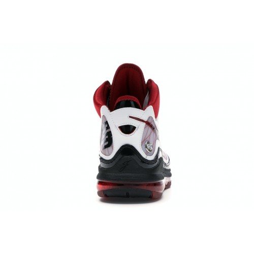 Кроссы Nike LeBron 7 White/Black-Varsity Red - мужская сетка размеров