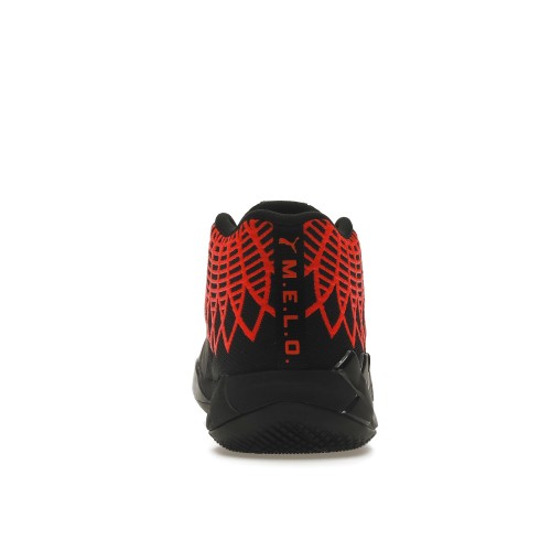 Кроссы Puma LaMelo Ball MB.01 Black Red Blast (GS) - подростковая сетка размеров