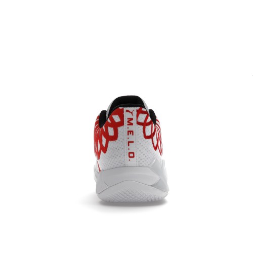 Кроссы Puma LaMelo Ball MB.01 Lo Team Colors White High Risk Red - мужская сетка размеров