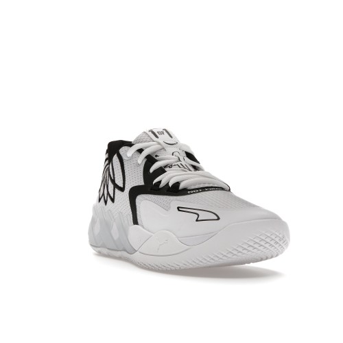 Кроссы Puma LaMelo Ball MB.01 Lo White Black - мужская сетка размеров