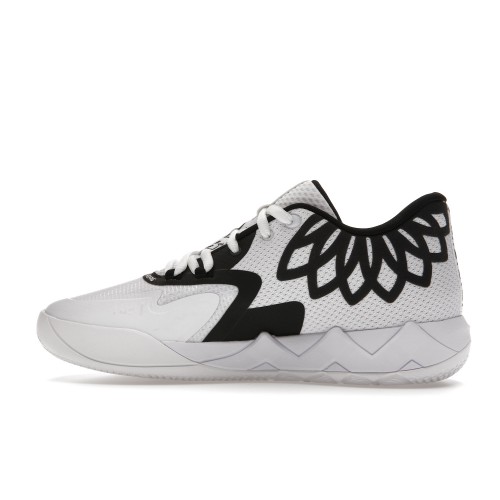 Кроссы Puma LaMelo Ball MB.01 Lo White Black - мужская сетка размеров