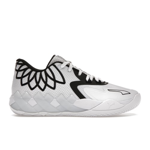 Кроссы Puma LaMelo Ball MB.01 Lo White Black - мужская сетка размеров